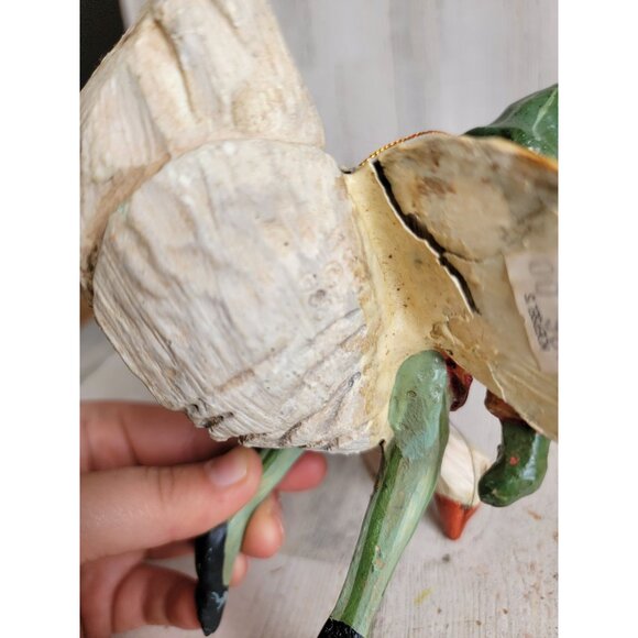 House of hatton AS IS Santa Claus goose ornament xmas - Picture 5 of 7